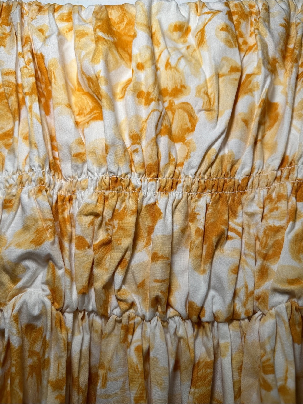 Abercrombie Off-The-Shoulder Puff Sleeve Mini Dress - Picture 6 of 8